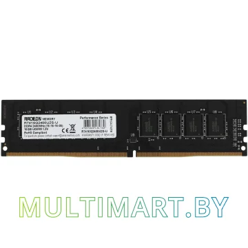 Оперативная память AMD Radeon R7 Performance 16GB DDR4 PC4-19200 (R7416G2400U2S-U)